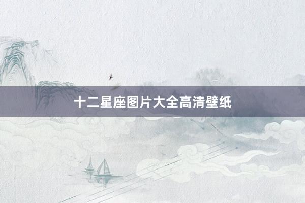 十二星座图片大全高清壁纸