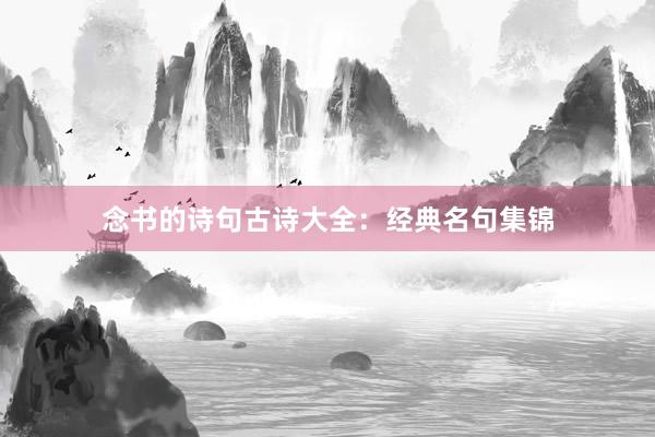 念书的诗句古诗大全：经典名句集锦